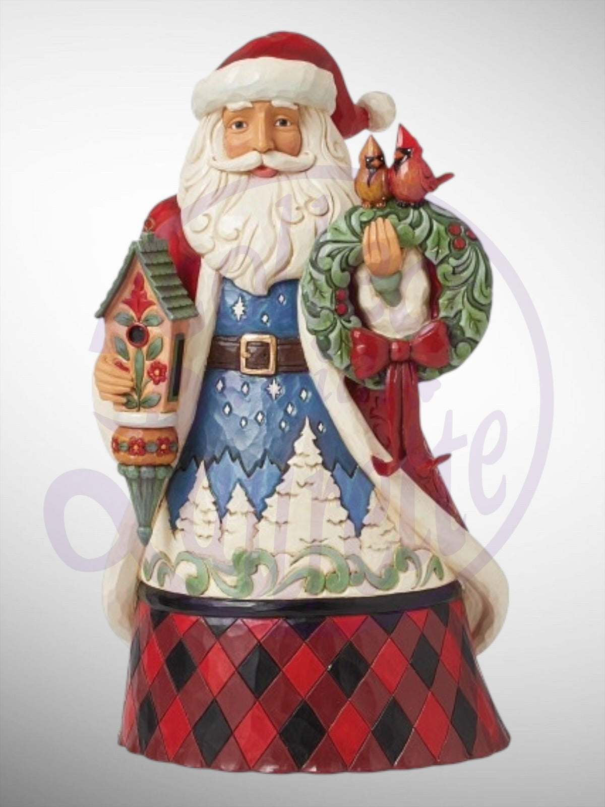 Jim Shore Heartwood Creek - Highland Glen Winter's Welcome Santa Figurine